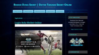 
                            5. Login bandar dunia sbobet