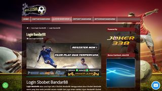 
                            3. Login Bandar88 | Daftar Agen Bandar88 - bandar88 sbobet