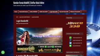 
                            4. Login Bandar88 | DAFTAR BANDAR88