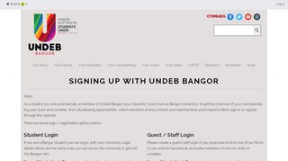 
                            6. Login - Bangor Students' Union