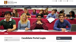 
                            3. Login | Bangor University Jobs