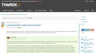 
                            13. Login Banner Compliance Report | THWACK