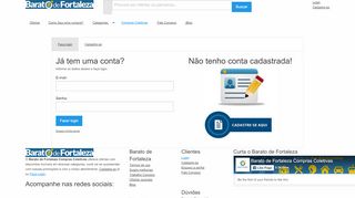 
                            9. Login - Barato de Fortaleza Compras Coletivas