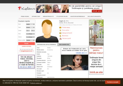 
                            4. login, barbat, cauta o relatie de orice tip - eCupidon