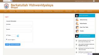 
                            3. Login-Barkatullah Vishwavidyalaya,Bhopal,Madhya Pradesh,India