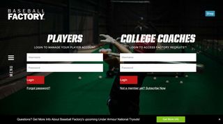 
                            13. Login | Baseball Players | College Baseball Coaches