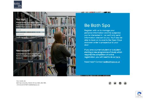 
                            13. Login - Bath Spa University