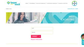
                            10. Login - Bayer para Você