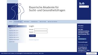 
                            6. Login - Bayerische Akademie für Sucht- und Gesundheitsfragen BAS