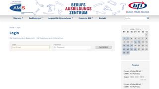 
                            9. Login - (BAZ) des BFI Wien