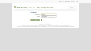 
                            1. Login - BBA Campus Berlin - Schul-Webportal