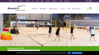 
                            8. Login – BeachIN Sport & Events