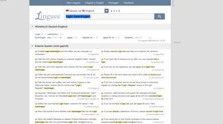 
                            8. Login beantragen - Englisch-Übersetzung – Linguee Wörterbuch