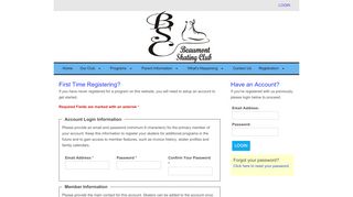 
                            6. Login - Beaumont Skating Club powered by Uplifter