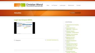 
                            12. Login bei Amazon MWS – Onlinemarketing Niederbayern