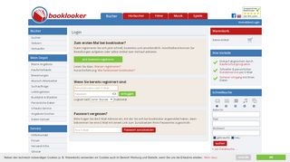 
                            1. Login bei booklooker - Booklooker.de