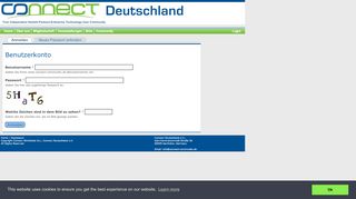 
                            2. Login - bei Connect Deutschland