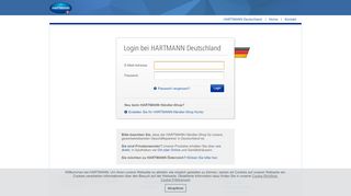 
                            2. Login bei HARTMANN Deutschland - Produkte