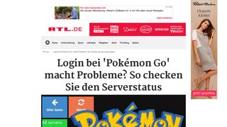 
                            9. Login bei 'Pokémon Go' macht Probleme? So checken Sie den ...