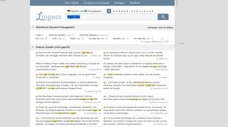 
                            10. Login bei - Portugiesisch-Übersetzung – Linguee Wörterbuch