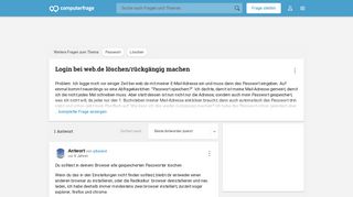 
                            13. Login bei web.de löschen/rückgängig machen (Passwort ...