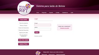 
                            1. Login - Beleza Soft