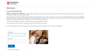 
                            3. Login - Benedictine University