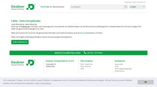 
                            4. Login / Benutzer - Deubner Taxpertise