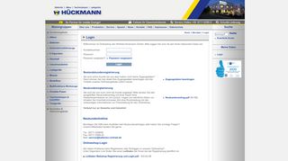 
                            1. Login / Benutzer - Hückmann - Ihr B2B Shop für Akkus, Batterien ...