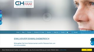 
                            8. Login Bereich - Christian H. D. Haak - AFU Unternehmensberatung ...