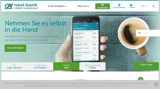
                            3. Login-Bereich - Ihre mobile App - Crédit Agricole next bank