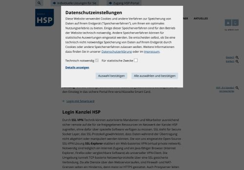 
                            10. Login-Bereich - Kanzlei HSP Tübinger Steuerberatungsgesellschaft ...