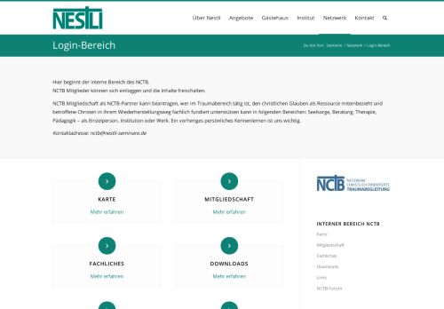 
                            4. Login-Bereich NCTB | Nestli e.V. | Nestli e.V.