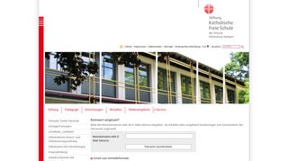 
                            10. Login Bereich : Stiftung Katholische Freie Schule der Diözese ...