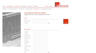 
                            8. Login-Bereich - VS Sensorik GmbH
