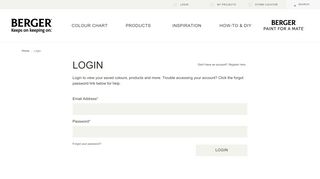 
                            6. Login - Berger paint