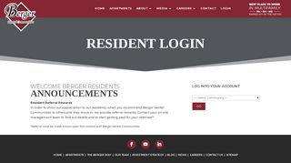 
                            7. Login | Berger Rental Communities