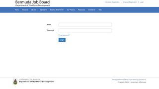 
                            10. Login - Bermuda Job Board