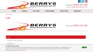 
                            9. Login - Berrys Coaches