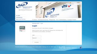 
                            5. Login | Berufsakademie Passau BAP gGmbH