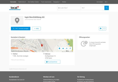 
                            3. login Berufsbildung AG in Spiez - Adresse & Öffnungszeiten auf local ...
