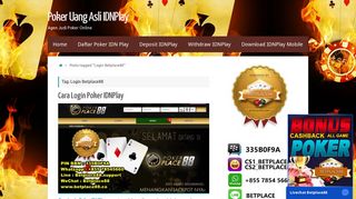 
                            8. Login Betplace88 | Poker Uang Asli IDNPlay