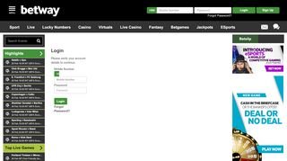 
                            7. Login - Betway - Betway Zambia