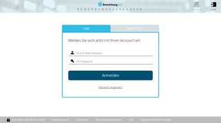 
                            1. Login - Bewerbungsgenerator - Bewerbung.net