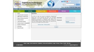 
                            9. Login - BGMEA B2B Web Portal