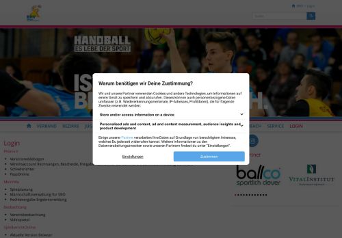 
                            4. Login: BHV - Badischer Handball-Verband