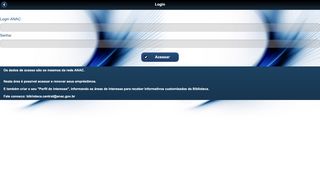 
                            6. Login - Biblioteca ANAC