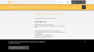 
                            11. Login Biblioteket i Thy | Biblioteket i Thy