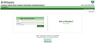 
                            1. Login - Bid Express