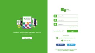 
                            11. Login • Big Maths Online